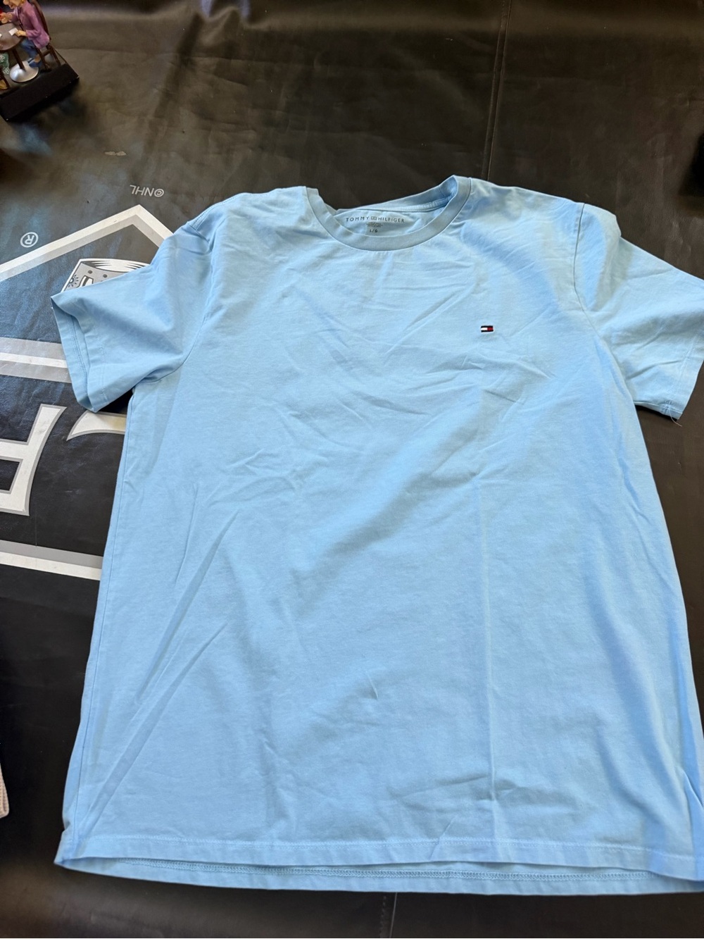 Tommy Hilfiger Light Blue Short Sleeve Crewneck Tee
